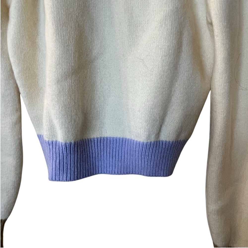 &Merci Ruffle Sweater Sz M - Picture 4 of 6